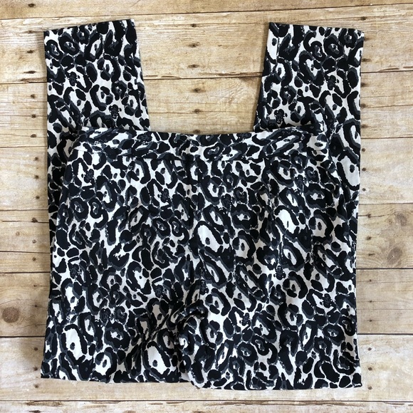 Milly High Waist Snow Leopard Pants - Picture 5 of 8